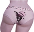 Panty 1233 For Women - White And Pink, Large