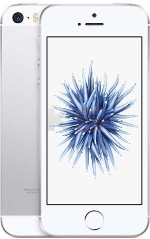 Apple iPhone SE - 16GB (4.0'' Screen, 16GB Internal, 12MP Camera, A9 Processor, 4G LTE) Silver Smartphone