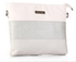Silvio Torre Shiny Multi Colored Leather Crossbody Bag - White