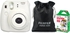 Fujifilm Instax Mini 8 Instant Film Camera White with Black Pouch and 10 Film Sheet