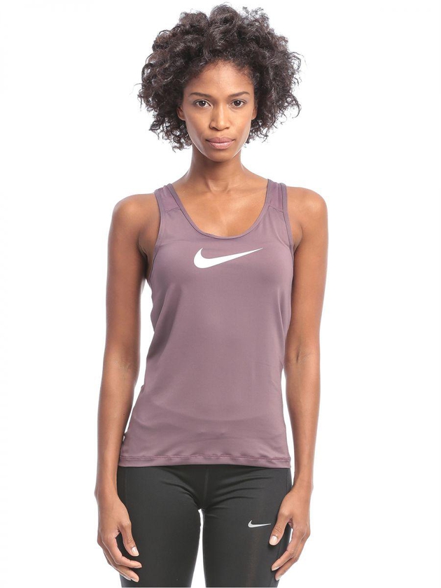 Nike NK725489-533 NP CL Tank Sport Top for Women - Purple Shade, Bleached Lilac