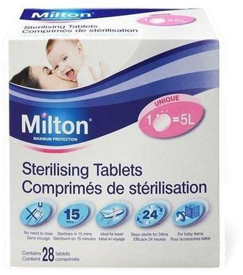 Milton Sterilizing Tablets - 28 Tabs