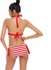 b'Women Swimsuit Striped Swimsuit Bathing Suit'