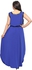 City Chic 100755083 Empire Waist Grecian Color Dress for Women - L, Pool