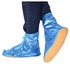 No Brand PVC Water Resisitant Slip-resistant Zipper Overshoe Rain Shoe Cover - Blue