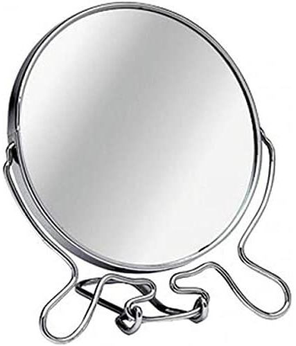 Double-sided double-sided mirror on a stainless steel mirror mirror size 17 cm8718_ with two years guarantee of satisfaction and quality