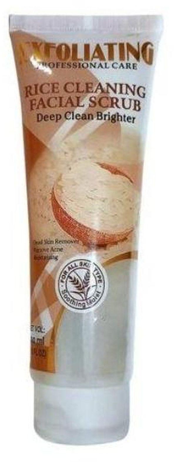 Fruit Of The Wokali Rice Cleaning Exfoliating Facial Scrub for Deep Clean Brighter - 120ml