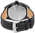 Citizen Men's Eco-Drive Black Dial Leather Band Watch - AW1050-01E