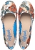 Refresh 61799 Flat Shoes for Women - 40 EU, Orange/Blue/White