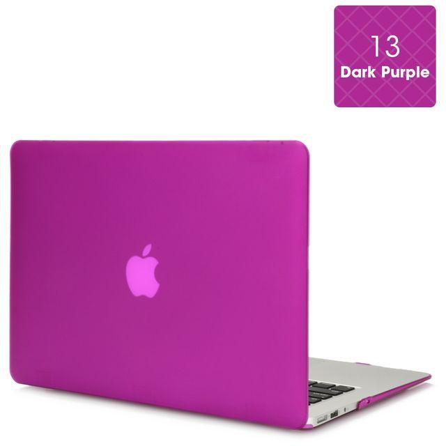 Generic Laptop Case For Apple Macbook Mac Book Air Pro Retina New Touch Bar 11 12 13 15 Inch Matte Hard Laptop Cover Case 13.3 Bag Shell( Model A1708)(Matte Dark Purple)