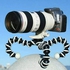 Tripod Octopus Flexible for Camera and Smartphones with Phone Mount - White & Black