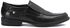 Robert Wood Slip On Leather Shoes - Black