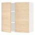 METOD خزانة حائط مع أرفف/بابين, أبيض/Ringhult أبيض, ‎80x80 سم‏ - IKEA