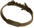 Bracelets for men of the metal and the leather - brown Color br005-0201