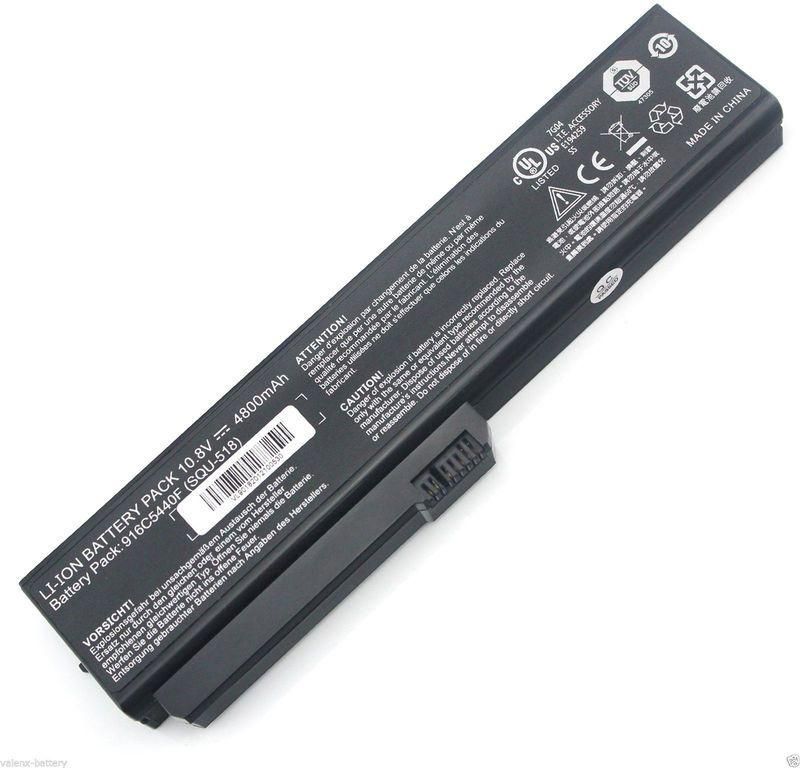 Replacement Laptop Battery for Fujitsu Amilo Si1520/SQU-522/SQU-518 / 10.8v / 4400 mAh / Double M