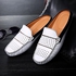 FLANGESIO Men Shoes Luxury Leather Casual Driving Shoes Men Loafers Moccasins Italian Shoes For Men Flats Shoes