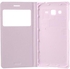 Pink S-View Smart PU Leather Flip Battery Door Case  & Screen Guard  Samsung Galaxy Grand 2 Duos G7102