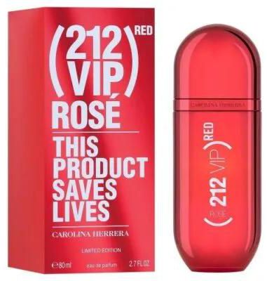 212 VIP Red Rose By Carolina Herrera This Product Saves Lives EDP