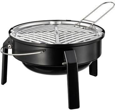 Portable Charcoal Barbecue Black/Silver