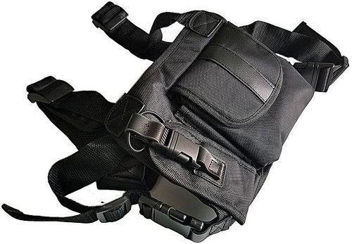 Rescu Lewong Universal Hands Free Chest Harness Bag Holster For Two Way Radio 