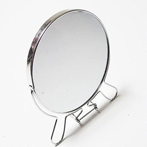 Double-sided double-sided mirror on a 19 cm stainless steel stand8697_ with two years guarantee of satisfaction and quality