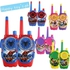 2Pcs Electronic Walkie Fun Long Range Kids ToyFunny two way radio toy for kids children outdoor play This kids walkie provides 100 meters communication range Easy to use, kids can 