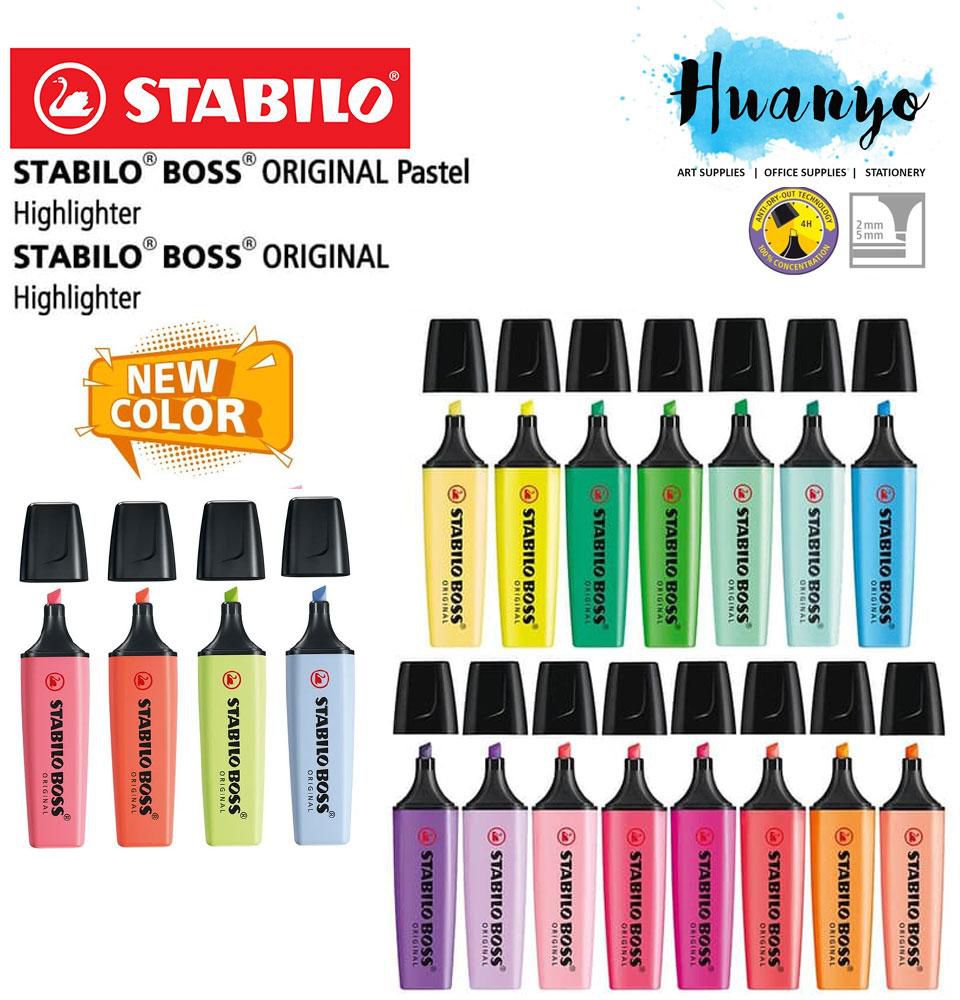 Stabilo Highlighters Boss Original Fluorescent / Pastel Pen (Per PCS)