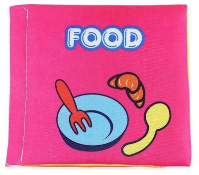 Generic Baby English Early Development Soft Cloth Book Toy FOOD - #4