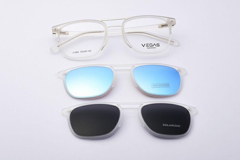 Vegas نظارة متعددة الغيارات للرجال - V1986