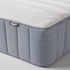 NORDLI Bed frame with storage and mattress - with headboard white/Valevåg extra firm 140x200 cm