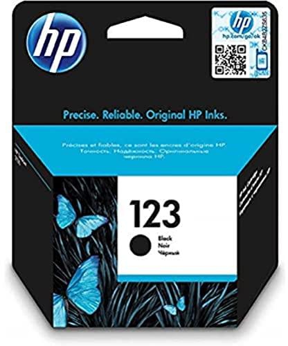 طابعة HP 123 Inkjet باللون الأسود