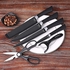6pcs Of Set Kitchen Knives With Peeler And Scissors