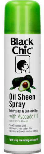 Black Chic Oil sheen spray with Avocado Oil