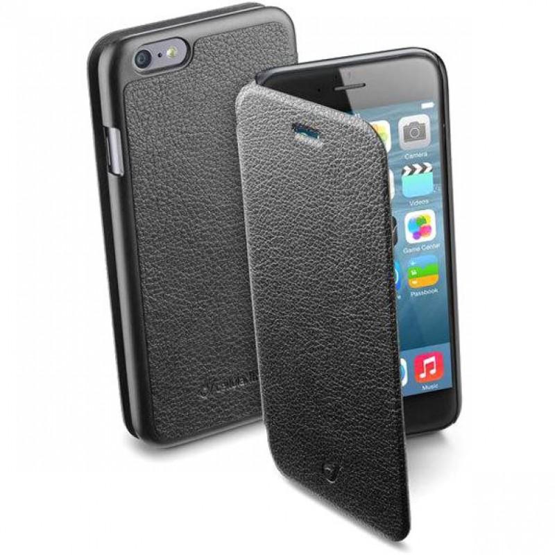 Cellularline Book Color, Flip Cover Mobile Case, for iPhone 6/iPhone 6s, Black