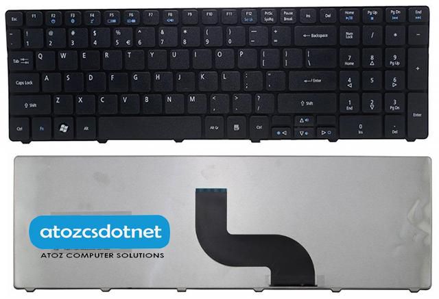 Acer Aspire 7540 7735 7741 5810T 5820 5536G 5738G Laptop Keyboard (Black)