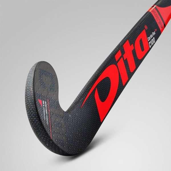 Dita Carbotec Pro C100 X-Bow 36.5" UL Red/Black Hockey Stick