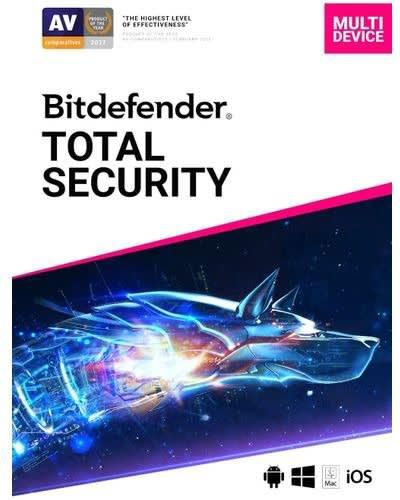 Total Security - 3 Devices | 1 Year Subscription | Pc/mac