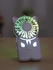 Fan Cartoon Cat Shape Mini Portable Low Noise With Lanyard Handheld Fan