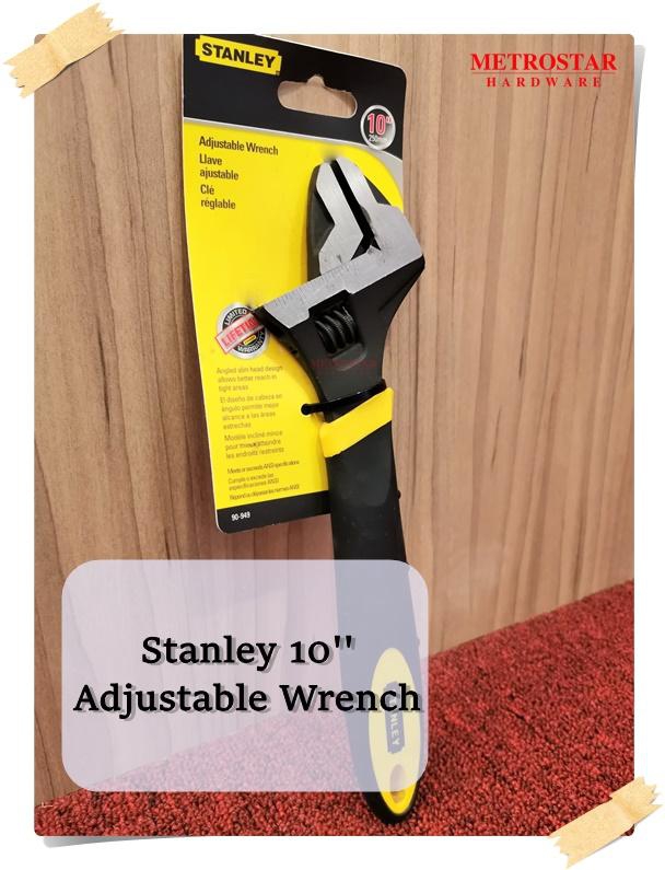 Stanley 10'' MaxSteel Adjustable Wrench