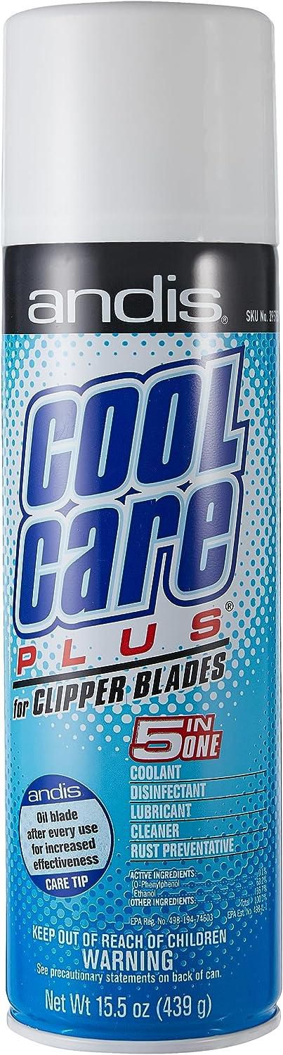 Andis 5 in 1 Cool Care Plus Spray 15.5oz,439g for Clipper and Trimmer Blades