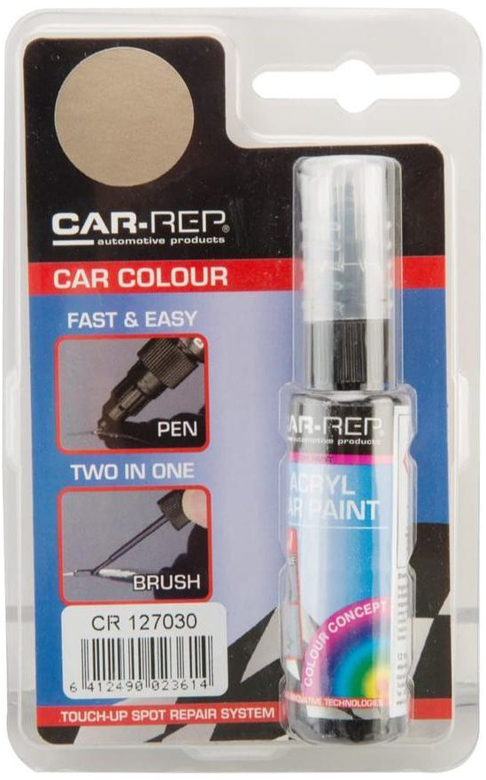 Car-Rep 127030 Touch-Up Pen (12 ml, Silver Metallic)