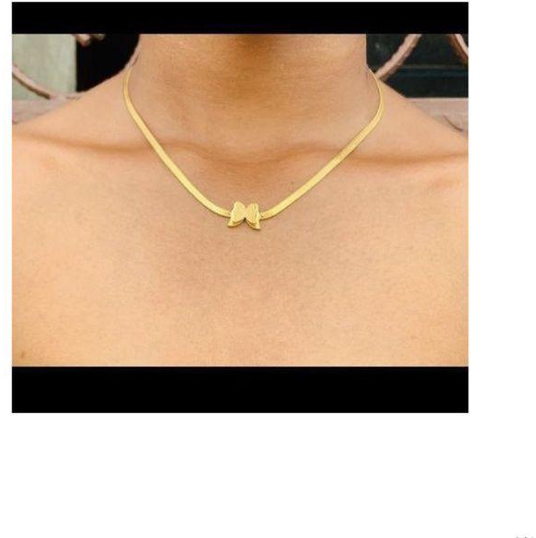 LUXURY GOLD TINY NECKLACE WITH PENDANT