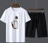 Suit/shirt summer casual suit men's short-sleeved shorts suit youth sportswear suit youth clothes men Polos T-shirts