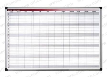 Bi-Office Magnetic Yearly Planner , 60 x 90 cm