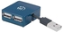 موزع مايكرو USB عالي السرعة بعدد 4 منافذ نقل طاقة من مانهاتن، usb2.0