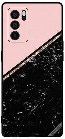 Protective Case Cover For Oppo Reno6 Pro 5G Black/Pink