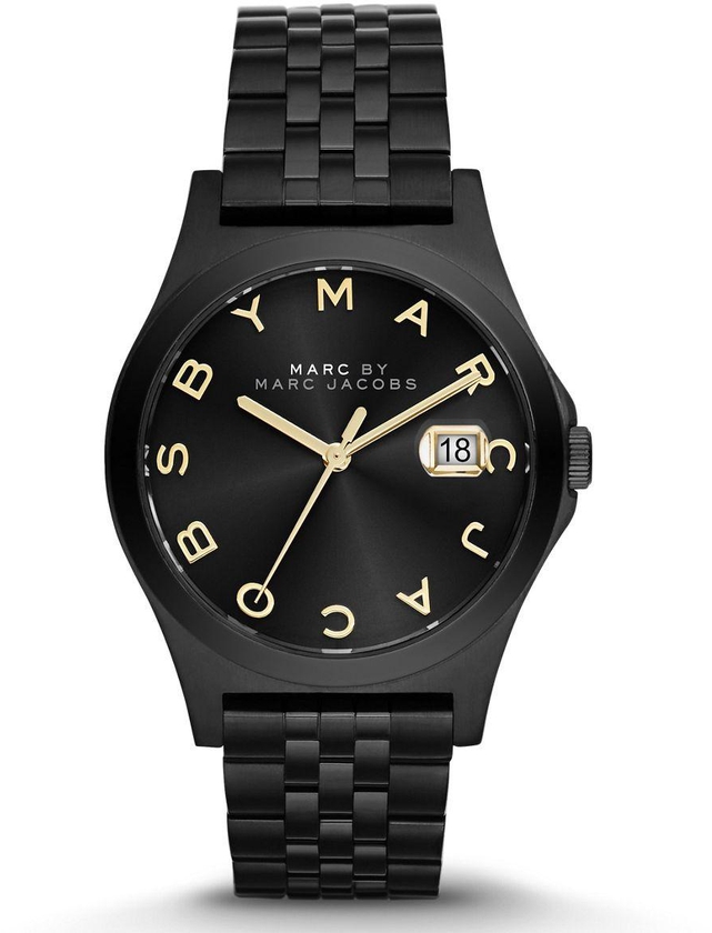 Marc by Marc Jacobs The Slim Women's Black Dial Stainless Steel Band Watch - MBM3354