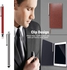 Capacitive Touch Screen Stylus Pen For Smart Phones - 2 Pens - Red/Silver