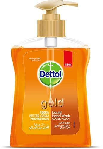 Dettol Gold Anti Bacterial Classic Clean Liquid Hand Wash - 200 ml