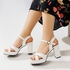 Lifestylesh H-3 Comfortable High Heel Sandals For Women - White